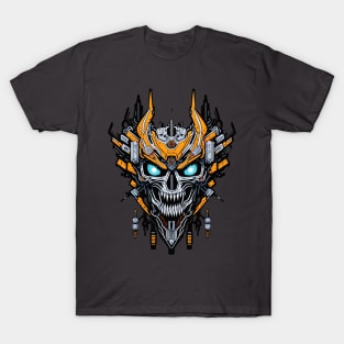 Mecha Skull S02 D77 T-Shirt